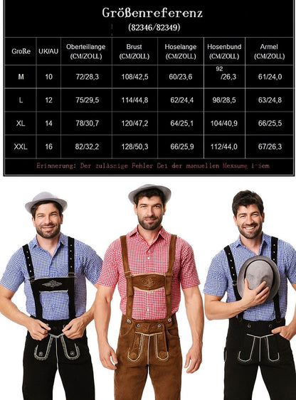 Max Müller - Traditionelles Oktoberfest - Lederhosen + Hemd + Hut